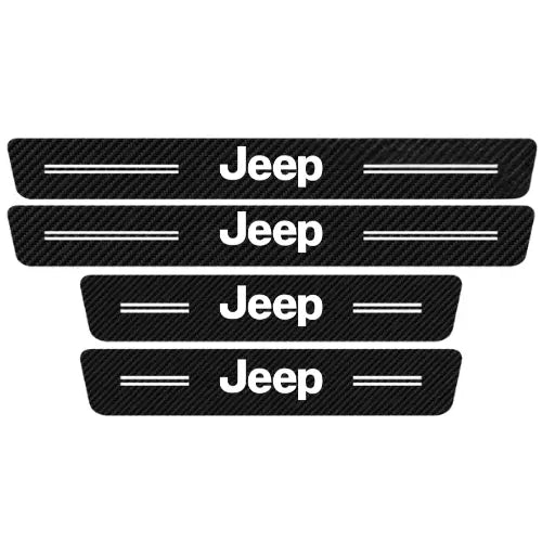 [PAGUE 1 LEVE 4] Protetor Soleira Personalizado Universal Para Carro Carfiber™