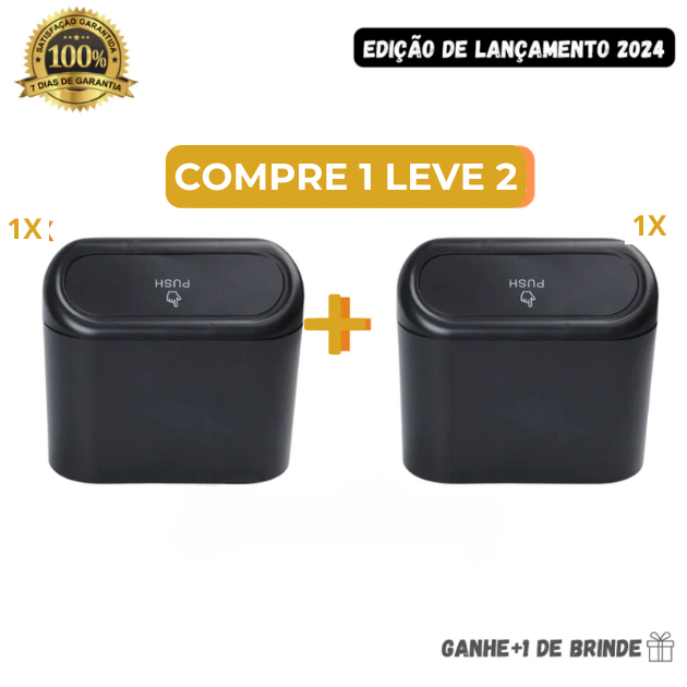 (COMPRE 1 LEVE 2) Kit Porta Resíduos Automotivo