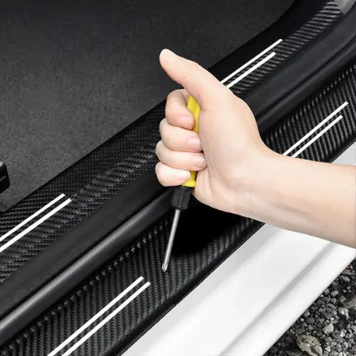 [PAGUE 1 LEVE 4] Protetor Soleira Personalizado Universal Para Carro Carfiber™